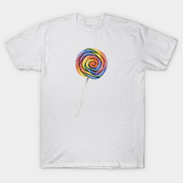 Rainbow Lollipop T-Shirt by HB Loves Crafts